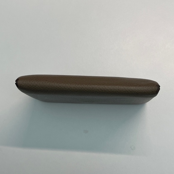 Hermes Calvi card holder in etoupe gray women leather wallet with box - Picture 15 of 16